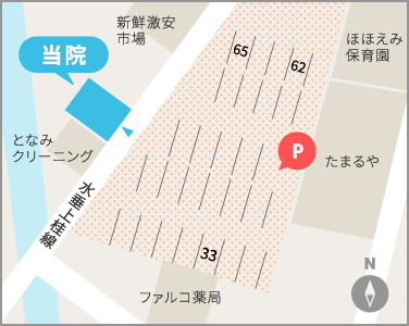 久我の杜院駐車場イラストマップ