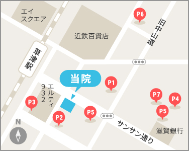 草津院駐車場イラストマップ